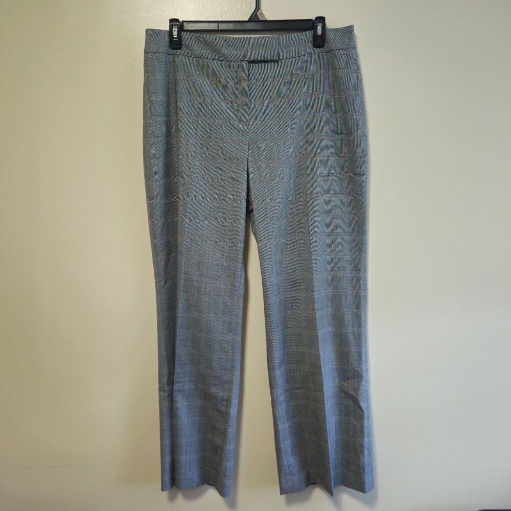 Evan Picone Trouser Pants Windowpane Plaid Business Casual Corpcore Women 16